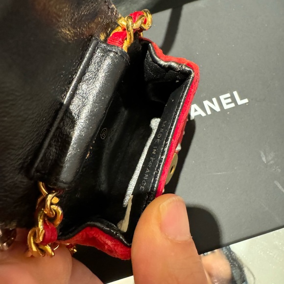 Chanel Crystal Micro Mini Velvet Chain Flap Bag - Picture 9 of 9